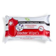 Servetele antibacteriene pentru maini, Doctor Wipes, 72buc
