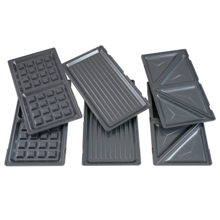 Sandwich-maker 3 in 1, 2 felii, 800W - Zokura - imagine 10