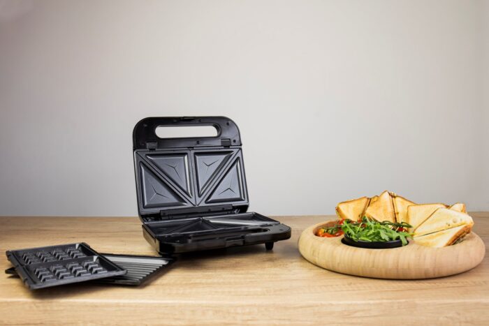 Sandwich-maker 3 in 1, 2 felii, 800W - Zokura - imagine 18
