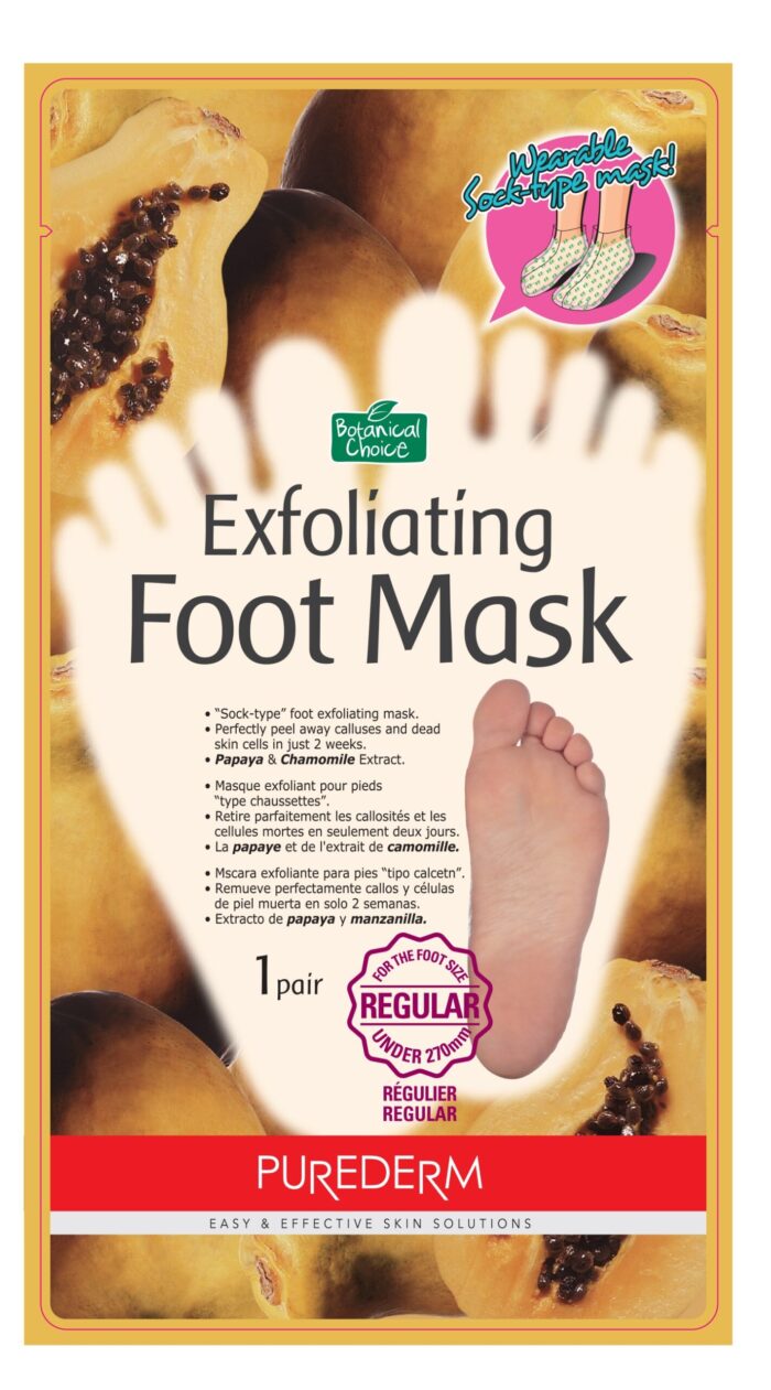 Masca exfolianta picioare Purederm Exfoliating Foot Mask, 1 pereche - imagine 1
