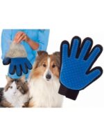 Manusa pentru par de animale, cu zimti, curata si maseaza in acelasi timp - imagine 3