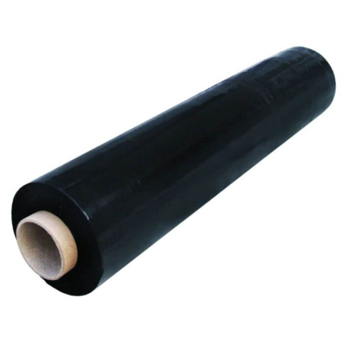 Folie Stretch pentru Uz Manual 1.4 Kg, 23 Mic, Neagra - imagine 1