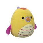 Jucarie de plus 19 cm, Leif Dragon de mare galben, Squishmallows - imagine 3
