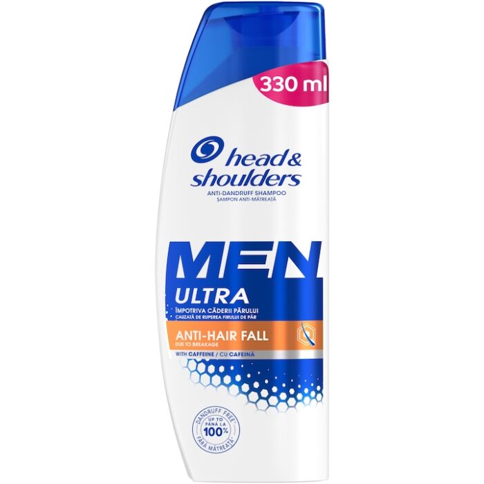Sampon anti-matreata Head&Shoulders Men Ultra Anti-Hair Fall pentru par cu tendinta de cadere, 330 ml - imagine 1