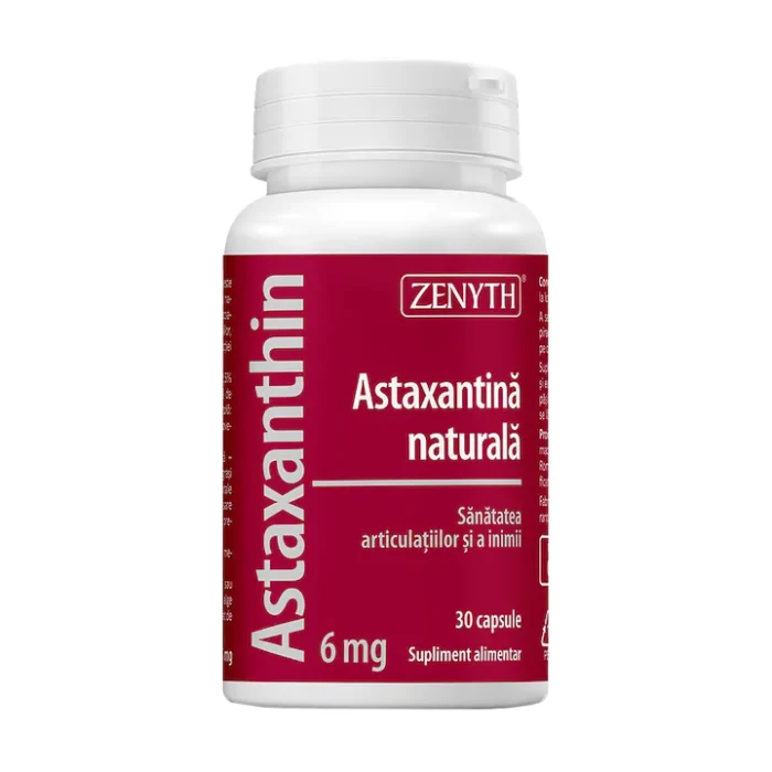 Supliment alimentar Astaxanthin 6 mg, Zenyth, 30 capsule - imagine 1