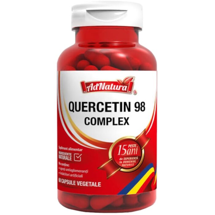 Supliment alimentar Quercetin 98 complex, 60 capsule - imagine 1