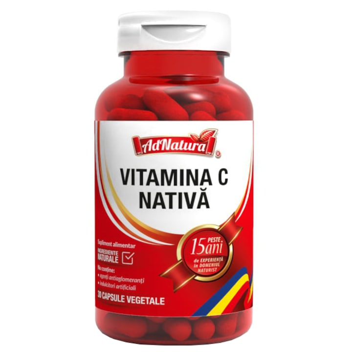 res_3b7284d470e190ab2ec002466f277f26 Supliment alimentar Vitamina C nativa, 30 capsule - imagine 1