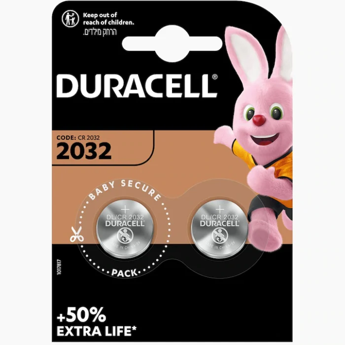 Baterii rotunde Duracell 2032N litiu 2 buc - imagine 1