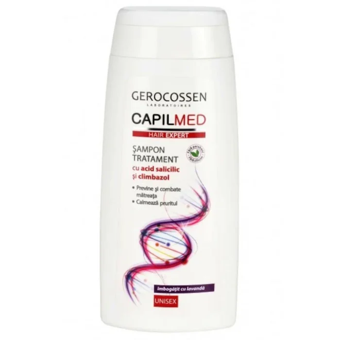 Sampon tratament Gerocossen Capilmed cu Acid Salicilic si Climbazol, 275 ml - imagine 1