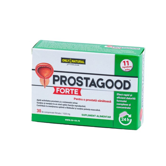 Comprimate pentru prostata, ProstaGood Forte, 30 comprimate x 1520mg, Only Natural - imagine 1
