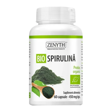 Supliment alimentar Bio Spirulina, Zenyth, 60 capsule