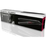 Placa de indreptat parul Rowenta EasyLiss Karl Lagerfeld SF161LF0, Ceramic Tourmaline, 200 °C, placi inteligente, functie Straight & Curl, incalzire rapida, cablu 1.8m, negru&rosu - imagine 5