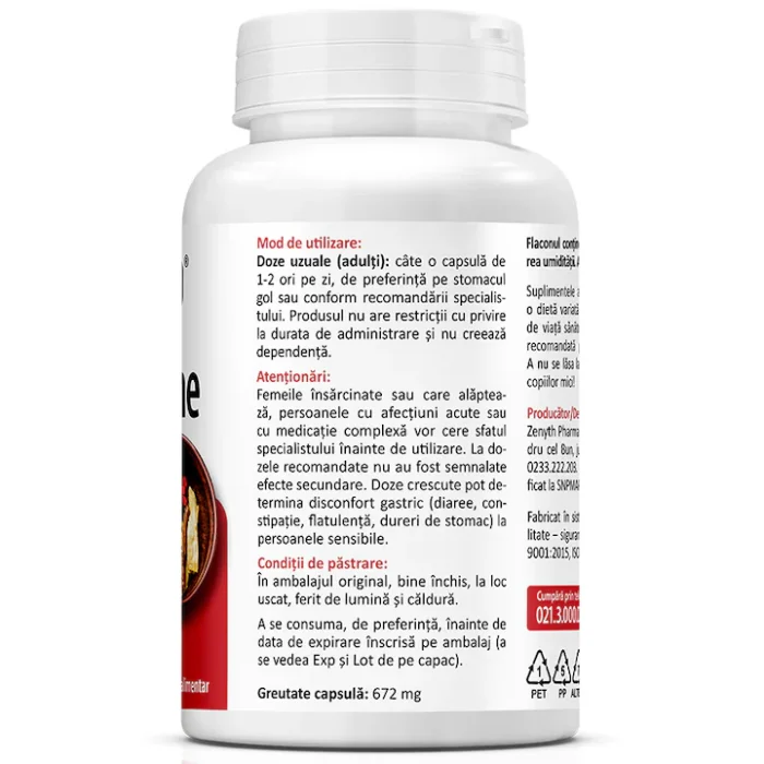 Berberine, 500 mg, Zenyth, 60 capsule - imagine 3