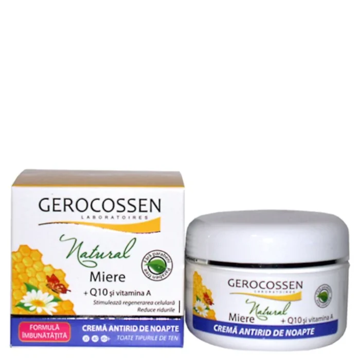 Crema antirid de noapte Gerocossen Natural Q10, 100 ml - imagine 1