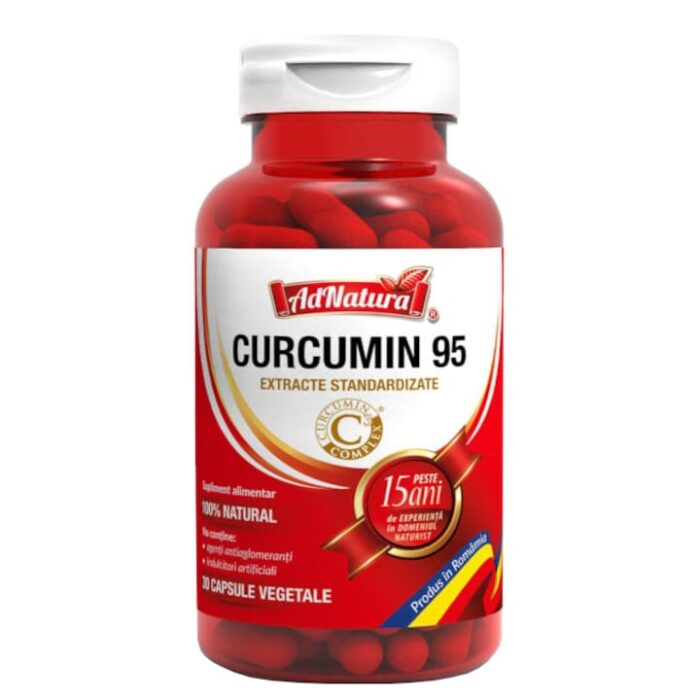 Supliment alimentar Curcumin 95, 30 capsule - imagine 1