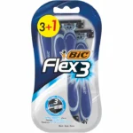 Aparat de ras BIC Flex3, Barbati, 4 buc