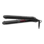 Placa de indreptat parul Rowenta EasyLiss Karl Lagerfeld SF161LF0, Ceramic Tourmaline, 200 °C, placi inteligente, functie Straight & Curl, incalzire rapida, cablu 1.8m, negru&rosu