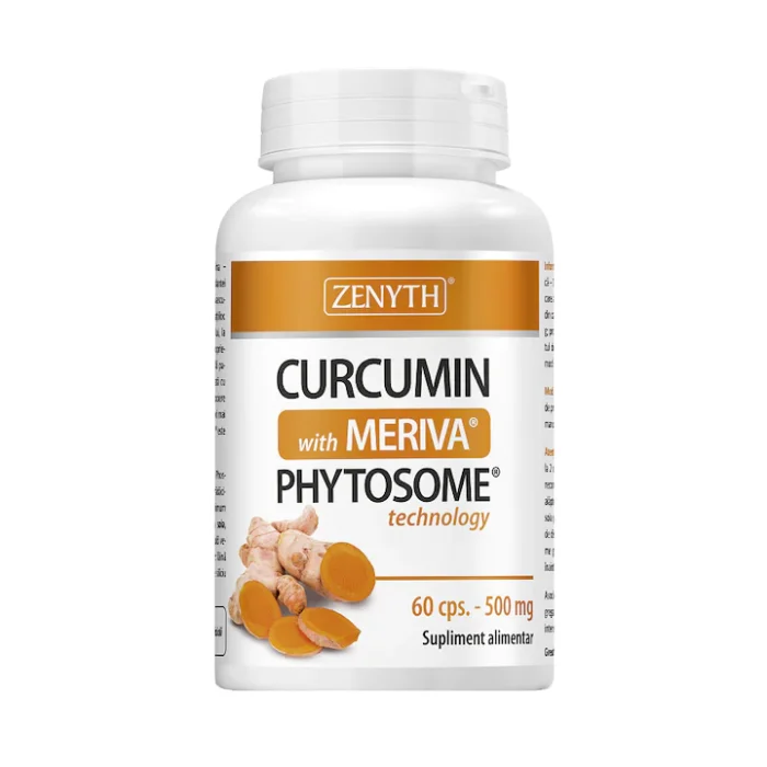 Supliment alimentar Curcumin with Meriva, Zenyth, 60 capsule - imagine 1