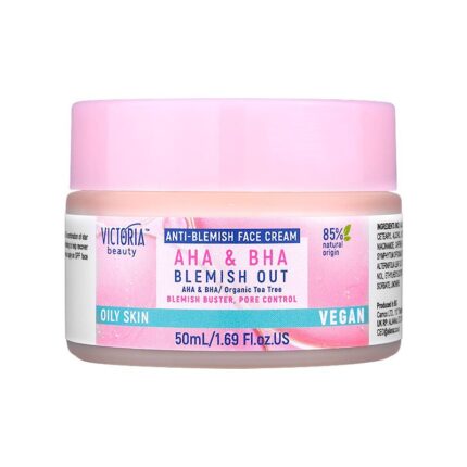 Crema fata cu AHA&BHA impotriva imperfectiunilor, Victoria Beauty, 50 ml – imagine 2