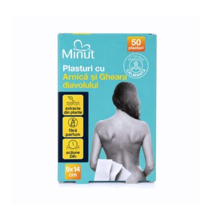 Plasture cu arnica si gheara diavolului, 9x14 cm – imagine 2