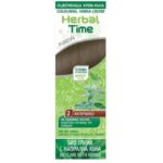 Crema Coloranta pe Baza de Henna Herbal Time, nuanta 7 Negru Natural, 75ml – imagine 6