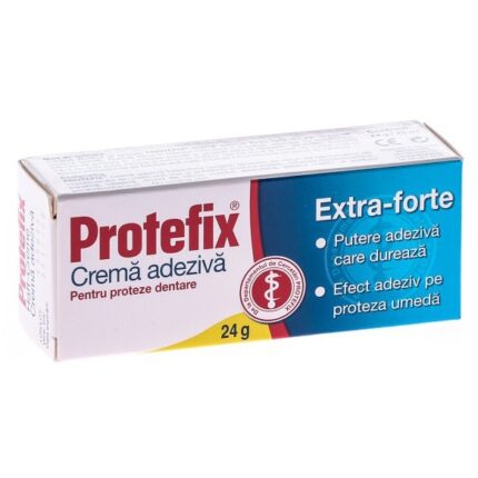 Crema adeziva pentru proteza dentara Protefix Extra Forte, 40 ml – imagine 2