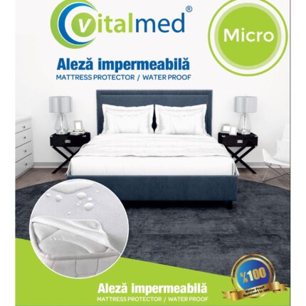 Aleză impermeabilă Vitalmed, 160 x 200 cm