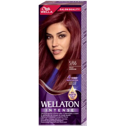 Vopsea de par permanenta Wellaton Violet 5/66, 110 ml – imagine 2