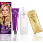 Vopsea de par permanenta Wellaton Blond deschis 8/0, 110ml – imagine 3