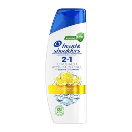 Sampon Head&Shoulders 2 in 1 Citrus Fresh, 330 ml