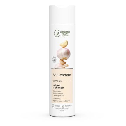 Sampon Anti-cadere cu Usturoi si Ghimbir, contribuie la prevenirea caderii parului Intensifica regenerarea radacinii 250 ml Cosmetic Plant