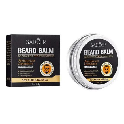 Balsam pentru barba, hidratare intensa si aspect neted, sanatos, Sadoer, 20 g