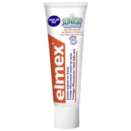 Pasta de dinti 6-12 ani, Elmex Junior, 12 ml