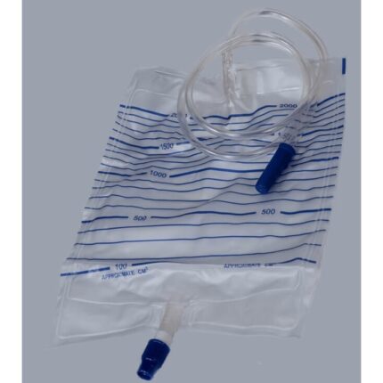 Set 10 pungi urinare sterila cu valva de scurgere, 2000 ml – GermanMed – imagine 2