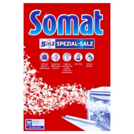 Sare speciala pentru masina de spalat vase Somat 5 in 1, 1, 2 kg