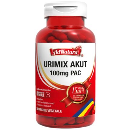 Supliment alimentar Urimix Akut, 30 capsule