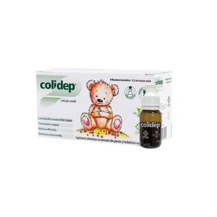 Supliment alimentar Colidep Solutie, 8 monodoze