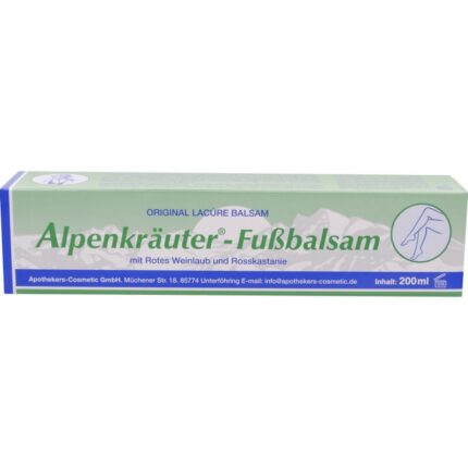 Crema pentru varice Alpenkrauter cu vita de vie si ulei de castan 200 ml – imagine 2