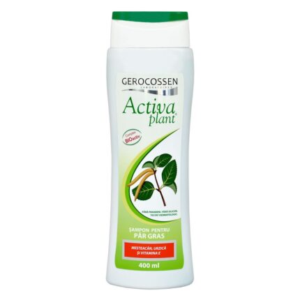 Sampon cu nuc, ginseng si provitamina B5 Gerocossen Activa Plant, contra caderii parului, 400 ml – imagine 2