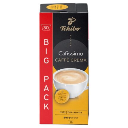 Cafea capsule Tchibo Cafissimo Caffè Crema Fine Aroma, 30 buc, big pack, 210 g