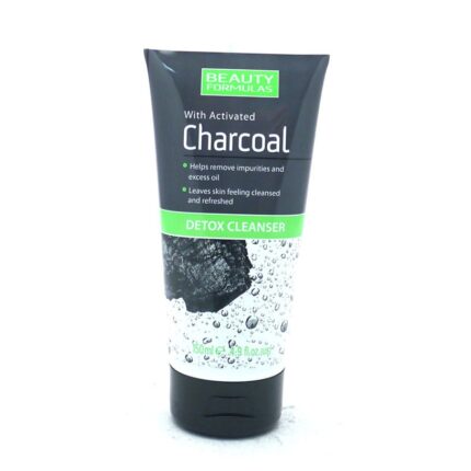 Gel de curatare faciala Detox Cleanser cu Carbune Activ, 150ml, Beauty Formulas
