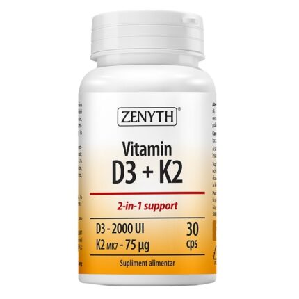 Vitamina D3+K2, Zenyth, 120 capsule – imagine 2