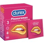 Prezervative Durex PleasureMax, cutie cu 3 bucati
