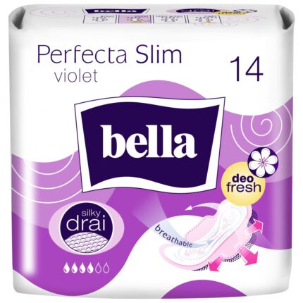 Absorbante Bella Perfecta Slim Violet Silky Drai Deo, 20 buc – imagine 2