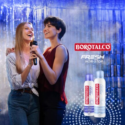 Deodorant Spray Antiperspirant Borotalco Fresh Blue, 150 ml – imagine 2