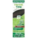 Crema Coloranta pe Baza de Henna Herbal Time, nuanta 7 Negru Natural, 75ml – imagine 5