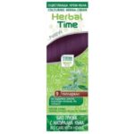 Crema Coloranta pe Baza de Henna Herbal Time, nuanta 7 Negru Natural, 75ml – imagine 4