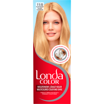 Vopsea de par permanenta Londa 11/0 Blond platinat, 110ml