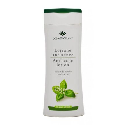 Lotiune antiacnee cu extract de busuioc 200 ml Cosmetic Plant