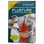 Set 10 plasturi cu efect de incalzire Augama 12x18 cm pentru durere musculara